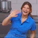 Gail Simmons’s blue utility jumpsuit on Good Morning America