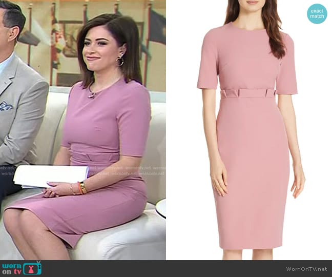 Ted Baker Maggidd Dress worn by Chloe Melas on Today