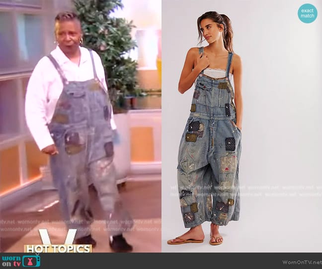 Magnolia Pearl Washed Overalls worn by Whoopi Goldberg on The View