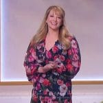 Melissa Rauch’s floral print dress on The Jennifer Hudson Show