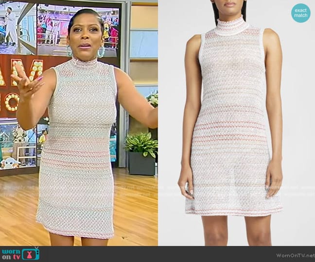 Missoni Sleeveless Ombré Knit Minidress worn by Tamron Hall on Tamron Hall Show