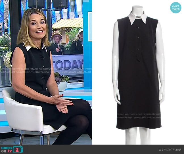 Prada Wool Knee Length Dress worn by Savannah Guthrie on Today