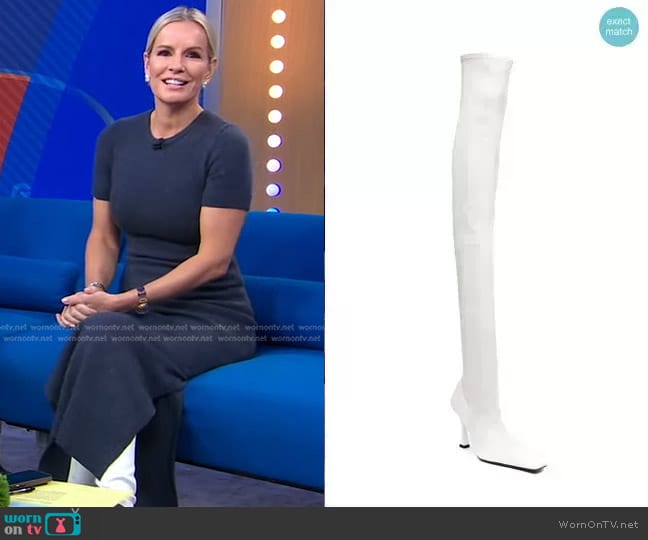 Proenza Schouler Ruched Over The Knee Boots worn by Dr. Jennifer Ashton on Good Morning America