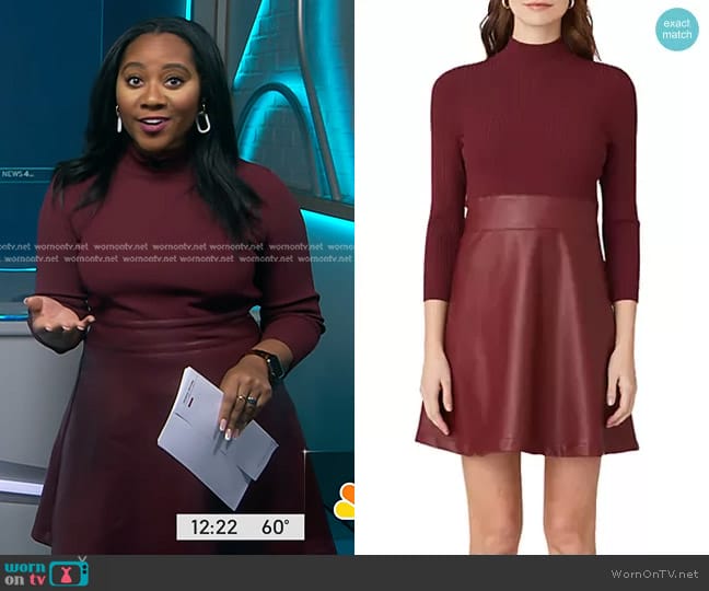 Shoshanna Alexa Dress worn by Kay Angrum on NBC News Daily