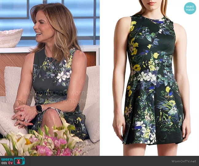 Ted Baker Lexiya Dress worn by Natalie Morales on The Talk