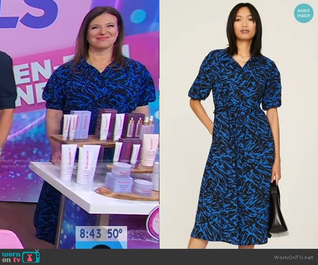 Jason Wu Collective Tie Front Dress worn by Michelle Jacobs on Good Morning America