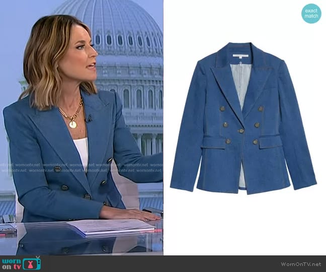 WornOnTV: Savannah’s denim blazer on Today | Savannah Guthrie | Clothes ...