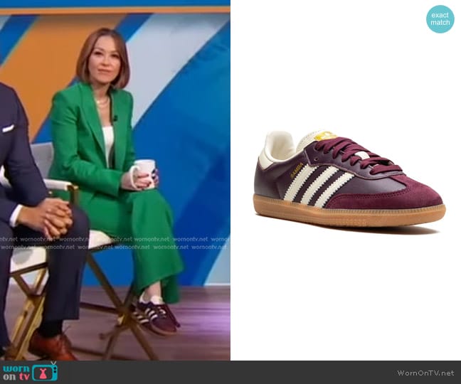 Adidas Samba OG Sneakers worn by Eva Pilgrim on Good Morning America