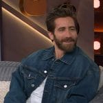 Jake Gyllenhaal’s denim jacket on The Kelly Clarkson Show