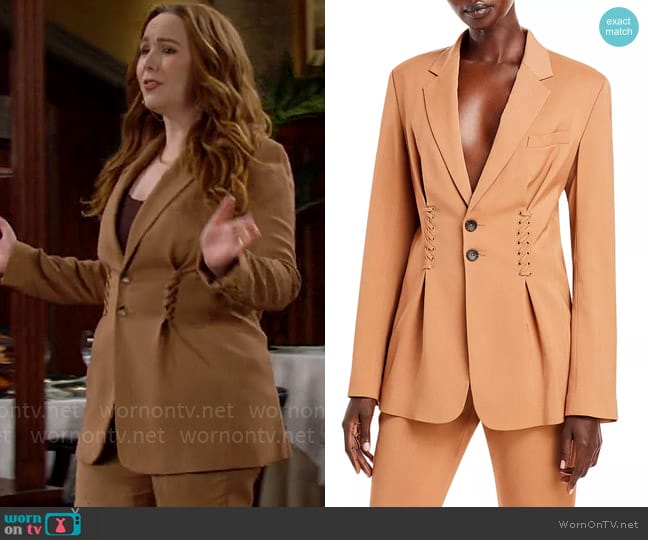 A.L.C. Maverick Jacket worn by Mariah Copeland (Camryn Grimes) on The Young and the Restless