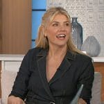 Amanda’s denim blazer dress on The Talk