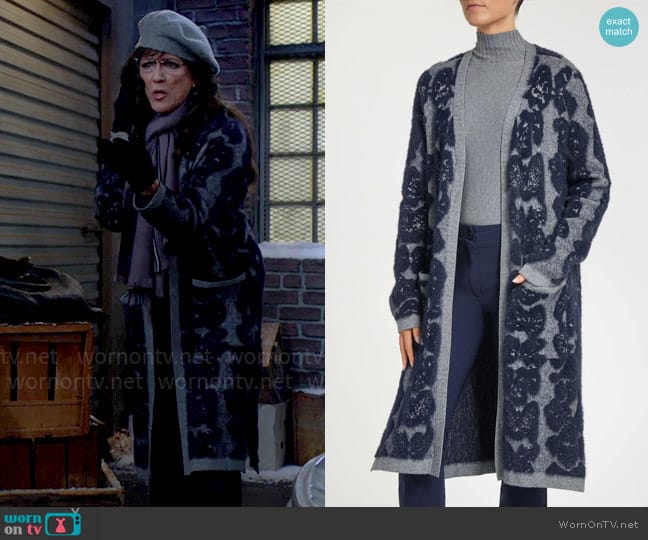 Anatomie Zendaya Python Cardigan worn by Jordan (Colleen Zenk) on The Young and the Restless