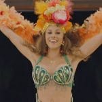 Ashley’s green carnival costume on The Real Housewives of Potomac