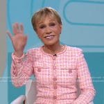 Barbara Corcoran’s pink tweed dress on Good Morning America