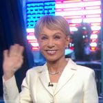 Barbara Corcoran’s white blazer on Good Morning America