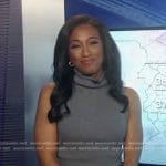 Brittany’s grey turtleneck dress on Good Morning America