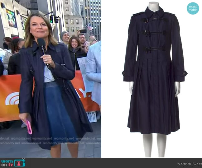 Burberry Trench Coat worn by Savannah Guthrie on Today