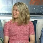 Celia Keenan’s pink tweed dress on Today