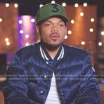 Chance’s blue down bomber jacket on The Voice