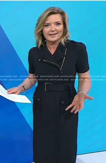 Christine Romans’s black sheath dress on Today