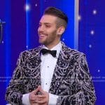 Christopher Palu’s crystal embellished jacket on Good Morning America