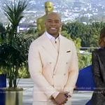 DeMarco’s light pink suit on Good Morning America