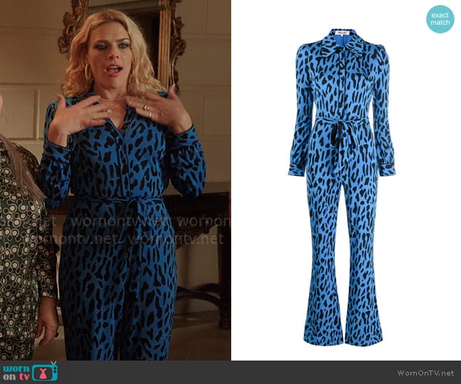 Diane von Furstenberg Milly Jumpsuit worn by Summer Dutkowsky (Busy Philipps) on Girls5eva