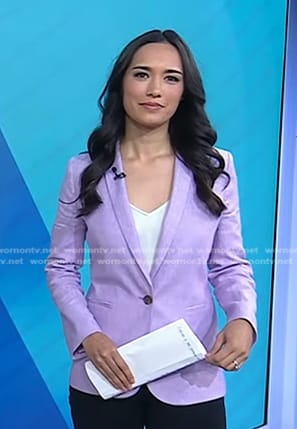 Emilie's lilac blazer on Today