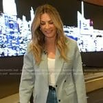 Erin Andrews’s grey blazer on Today