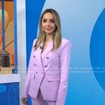 Gabby Bernstein’s pink blazer and cropped pants on Today