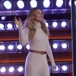 Gisele Bundchen’s ribbed dress on The Kelly Clarkson Show