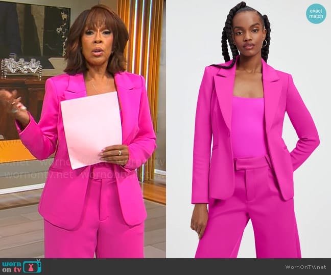 WornOnTV: Gayle King's pink suit on CBS Mornings