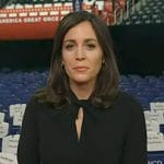 Hallie Jackson’s black keyhole dress on Today