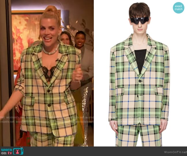 Henrik Vibskov Note Blazer worn by Busy Philipps on The Drew Barrymore Show