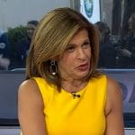 Hoda’s pearl double hoop earrings on Today