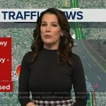 Heather's black houndstooth dress on Good Morning America