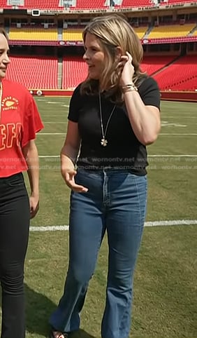 Jenna's flare jeans on Today