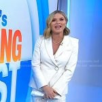 Jenna’s white pant suit on Today
