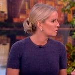 Jennifer Ashton’s blue knit dress on The View