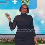 Jennifer’s black mesh top on The Jennifer Hudson Show