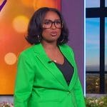 Jennifer’s green blazer on The Jennifer Hudson Show