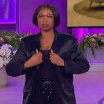 Jennifer’s black sequin joggers on The Jennifer Hudson Show