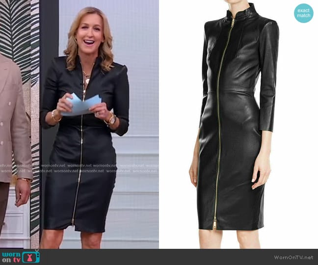 Jitrois Chiara Dress worn by Lara Spencer on Good Morning America