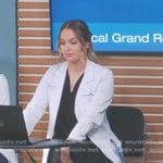 Jo’s white striped sneakers on Greys Anatomy