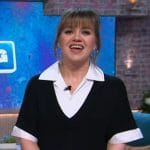 Kelly’s layered mini dress on The Kelly Clarkson Show