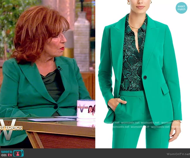 Kobi Halperin Jordi Peak Lapel Blazer worn by Joy Behar on The View