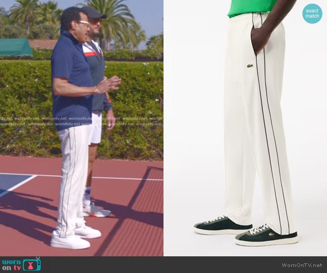 Lacoste Paris Sweatpants worn by Lionel Richie on American Idol