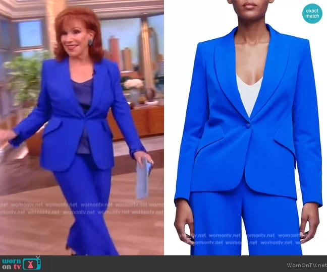 L'Agence Chamberlain Single-Breasted Blazer worn by Joy Behar on The View