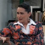 Lois’ floral jacket on General Hospital