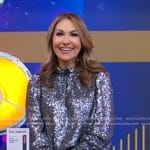 Lori’s sequin blouse on Good Morning America